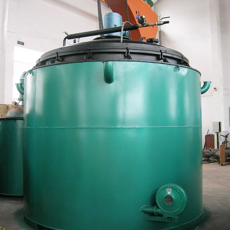 Pit-type heating furnace and tempering furnace